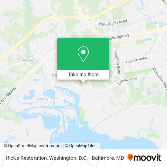 Rick's Restoration map