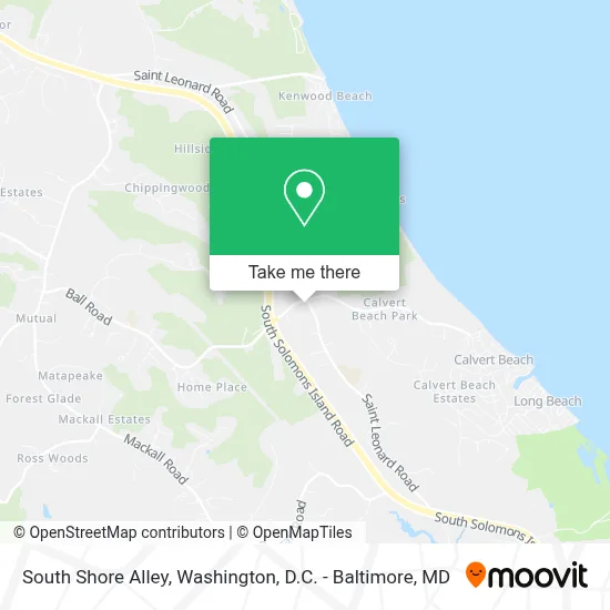 South Shore Alley map