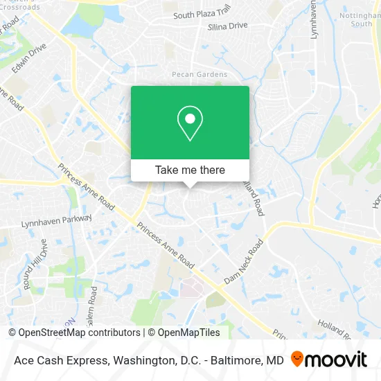 Ace Cash Express map