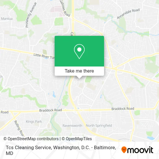 Tcs Cleaning Service map