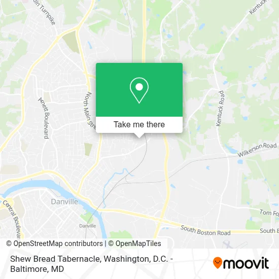 Shew Bread Tabernacle map