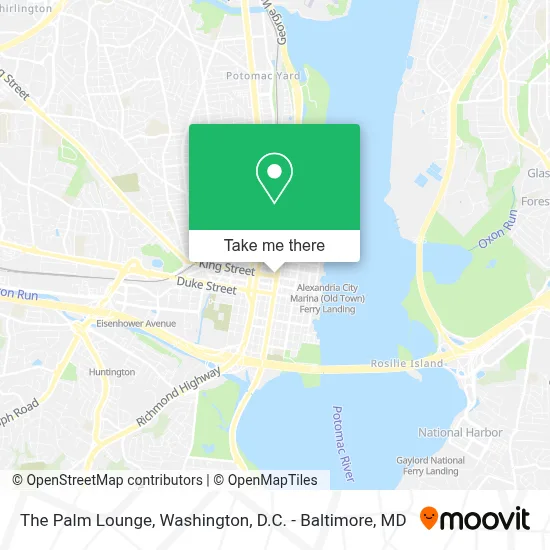 The Palm Lounge map