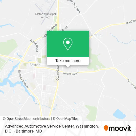 Advanced Automotive Service Center map