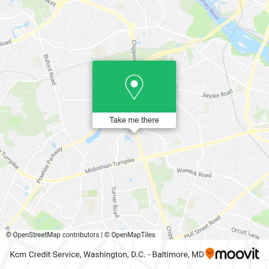 Kcm Credit Service map