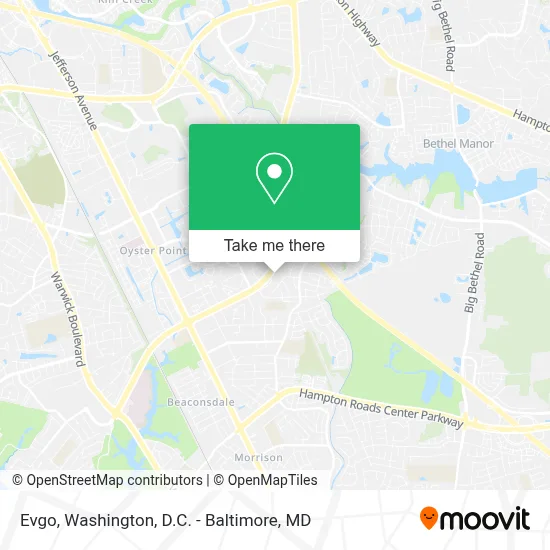 Evgo map