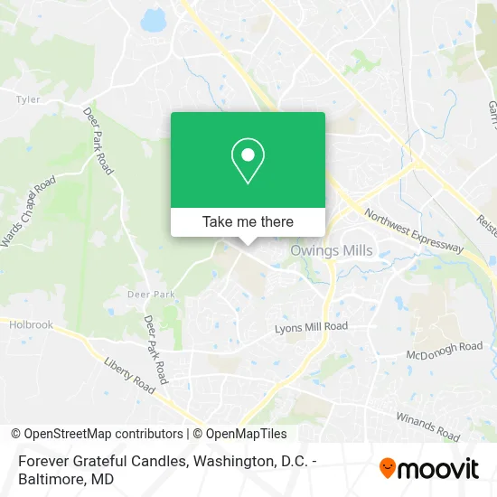Forever Grateful Candles map