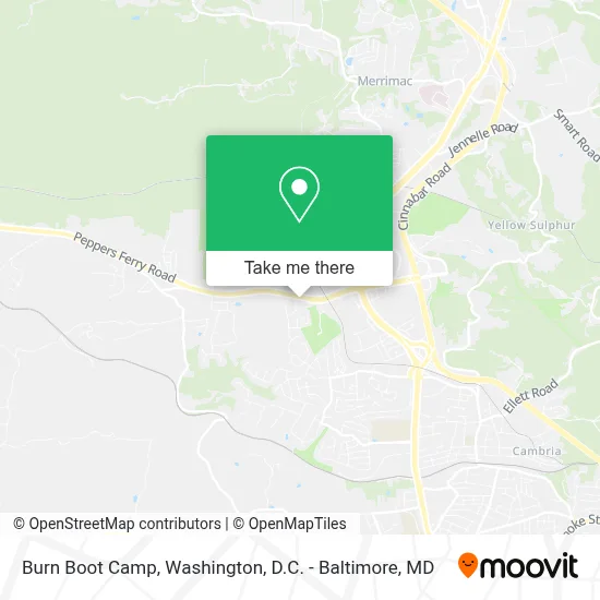 Burn Boot Camp map
