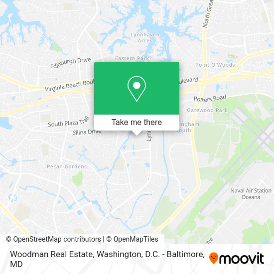 Woodman Real Estate map