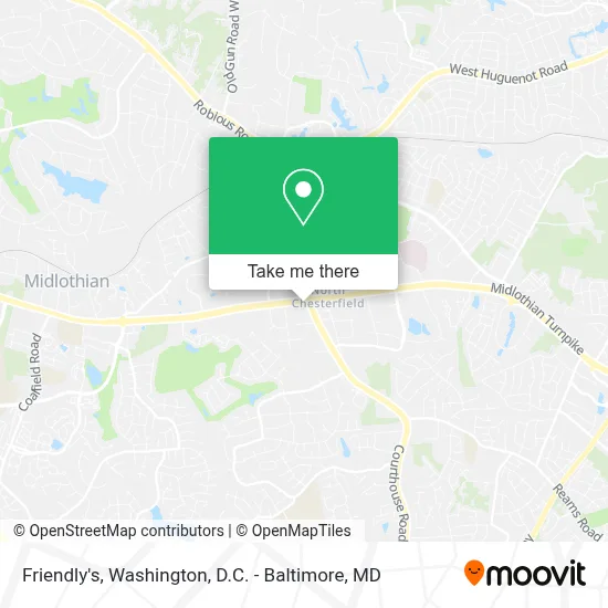Friendly's map