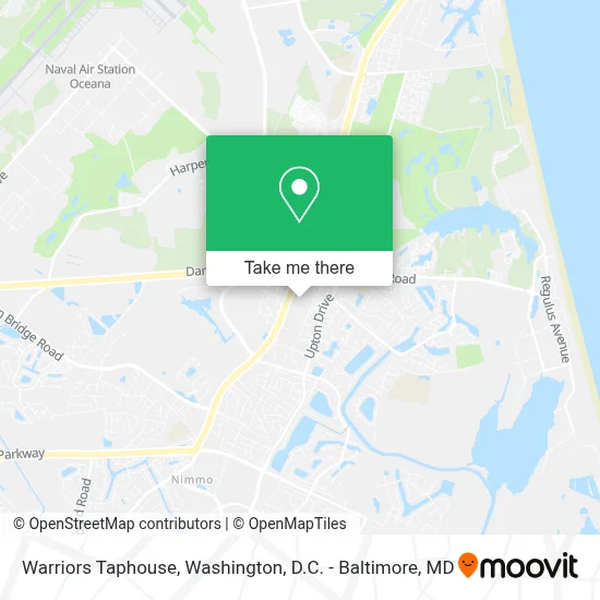 Warriors Taphouse map