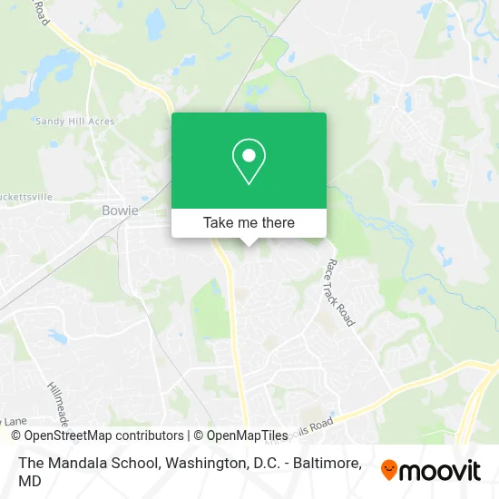 The Mandala School map