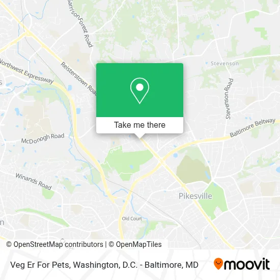 Veg Er For Pets map