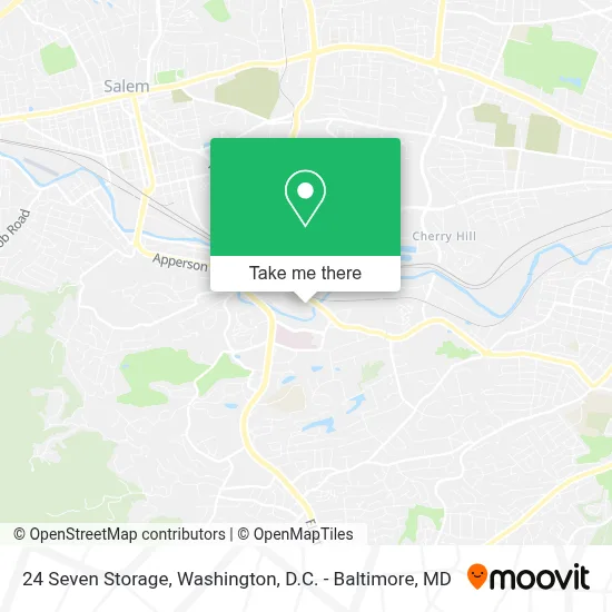 24 Seven Storage map