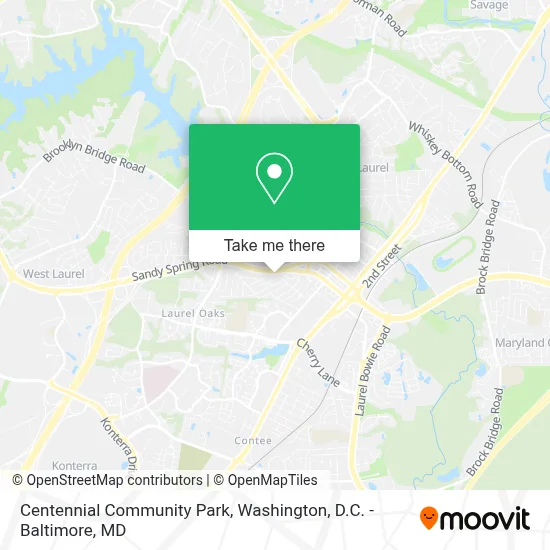 Centennial Community Park map