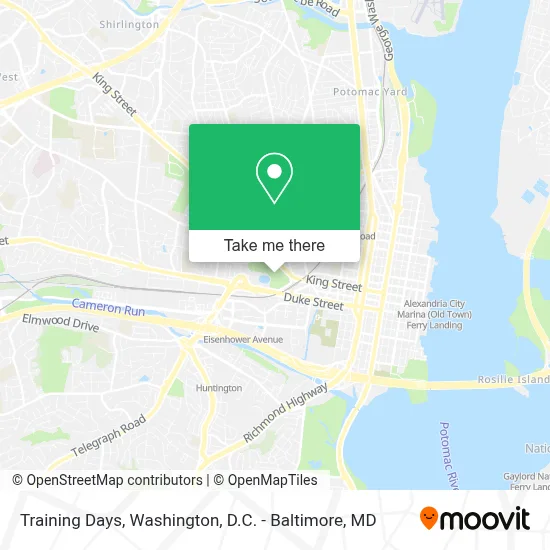 Training Days map