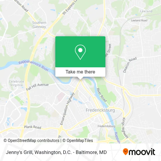 Jenny's Grill map