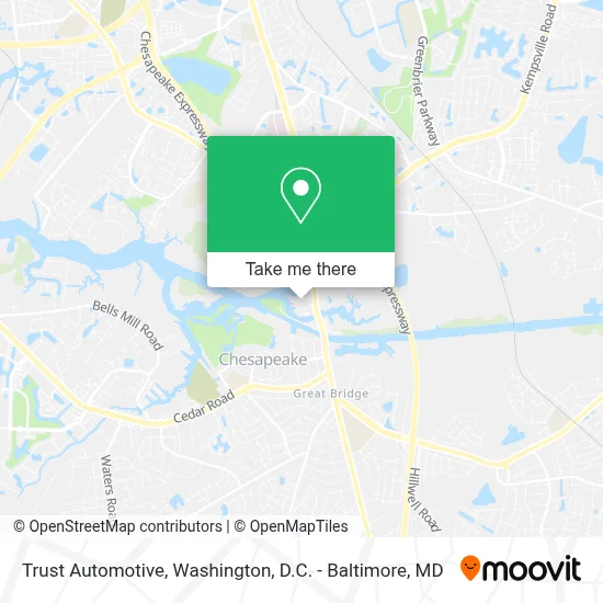 Trust Automotive map