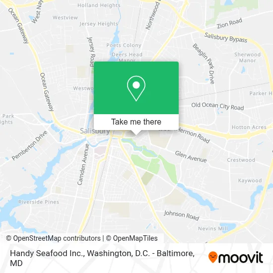 Handy Seafood Inc. map