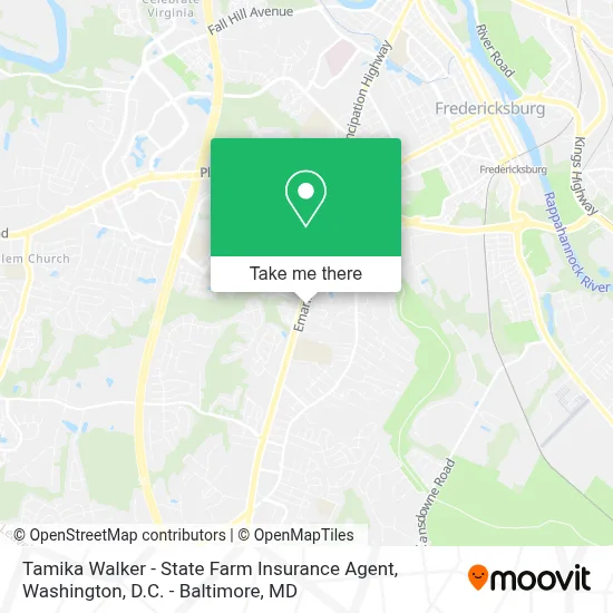 Tamika Walker - State Farm Insurance Agent map