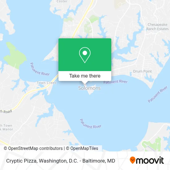 Cryptic Pizza map