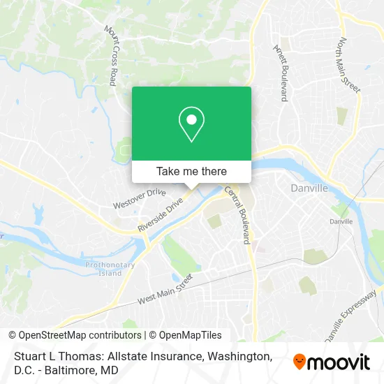 Stuart L Thomas: Allstate Insurance map