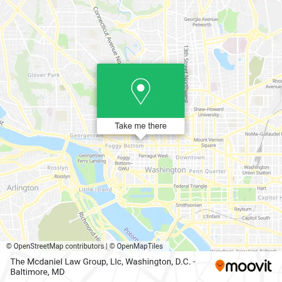 The Mcdaniel Law Group, Llc map