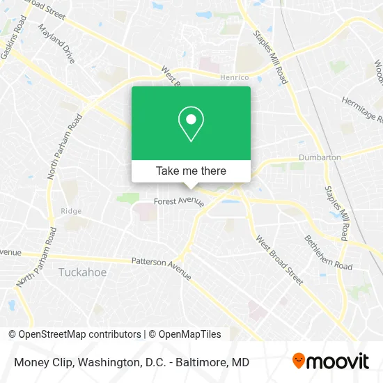 Money Clip map