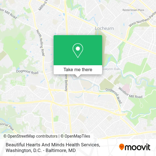 Beautiful Hearts And Minds Health Services map