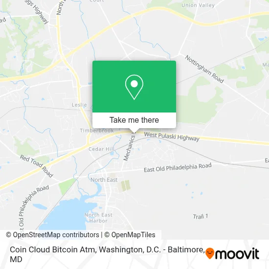 Coin Cloud Bitcoin Atm map