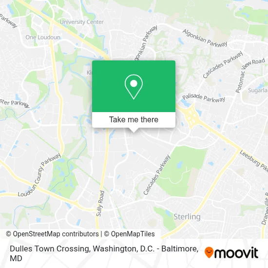 Dulles Town Crossing map