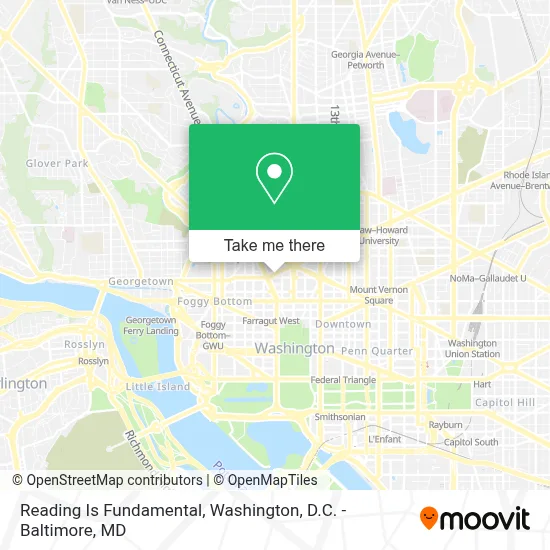 Reading Is Fundamental map