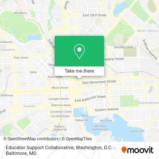 Educator Support Collaborative map