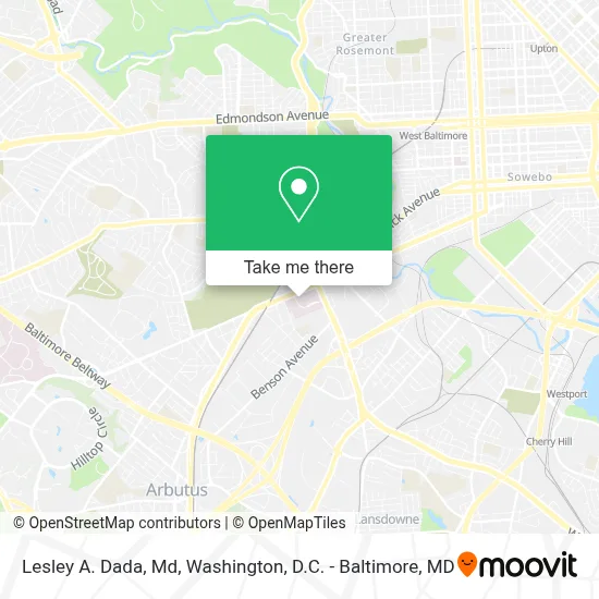 Lesley A. Dada, Md map