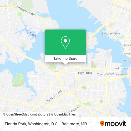 Florida Park map