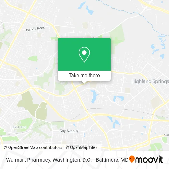 Walmart Pharmacy map