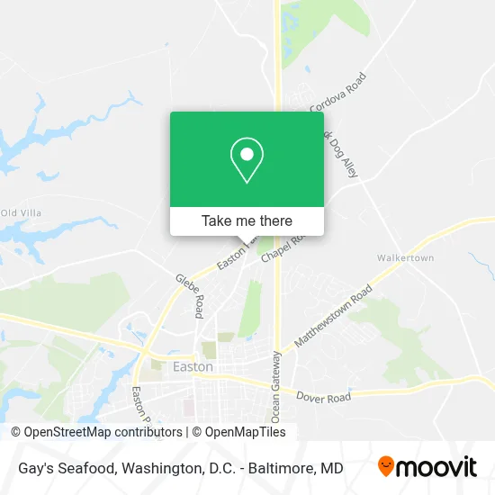 Gay's Seafood map