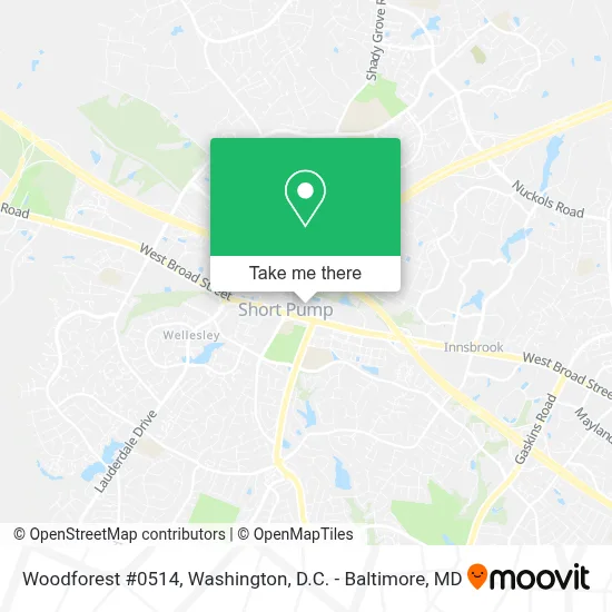 Woodforest #0514 map