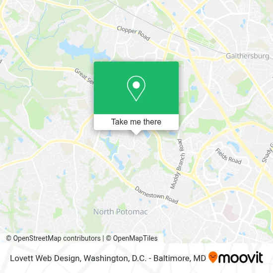 Lovett Web Design map