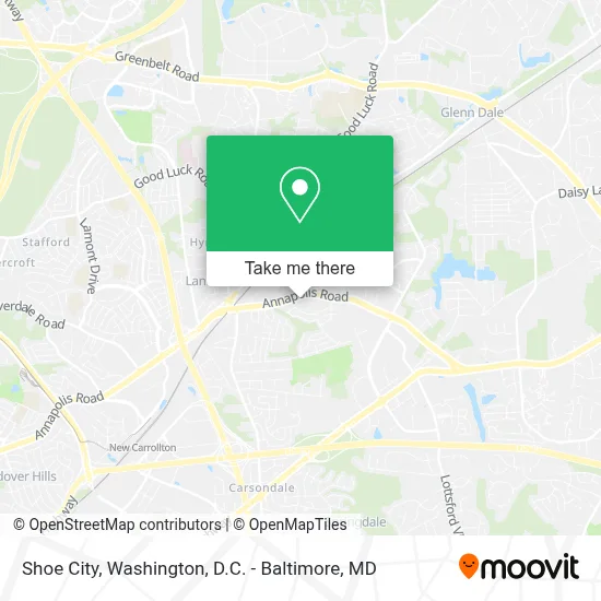 Shoe City map