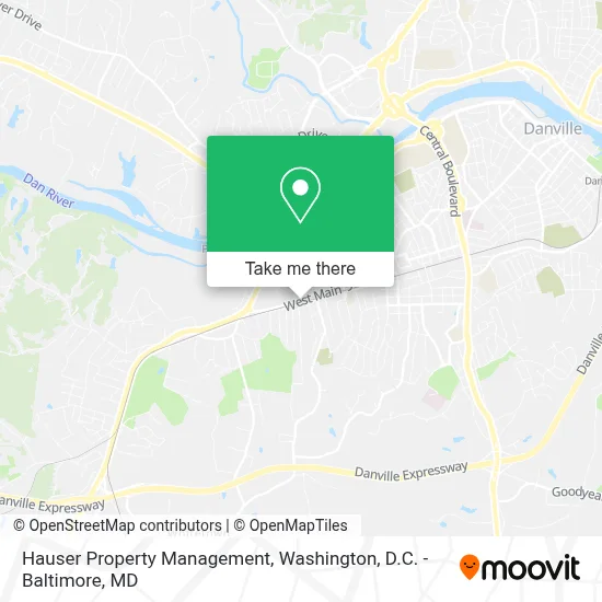 Hauser Property Management map