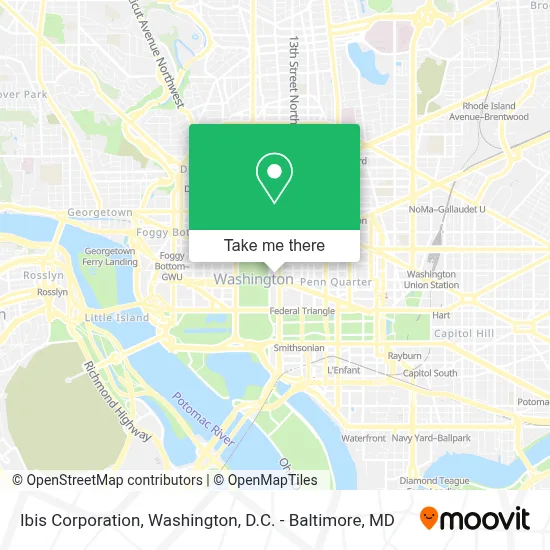 Ibis Corporation map