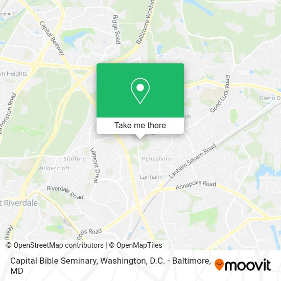 Capital Bible Seminary map