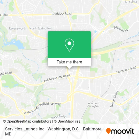 Servicios Latinos Inc. map