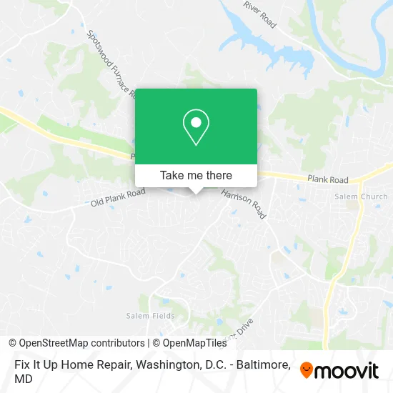 Fix It Up Home Repair map