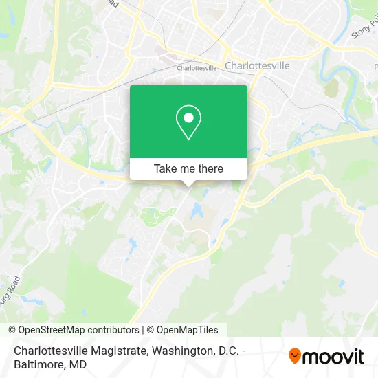 Charlottesville Magistrate map