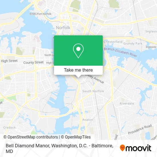 Bell Diamond Manor map