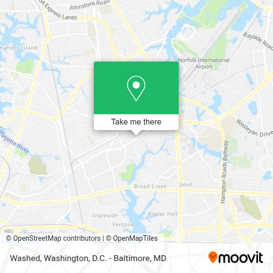 Washed map