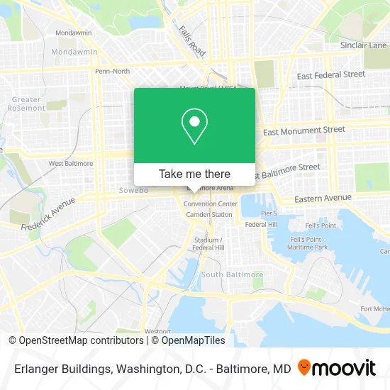 Erlanger Buildings map