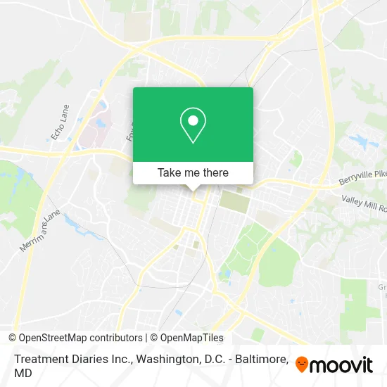 Treatment Diaries Inc. map