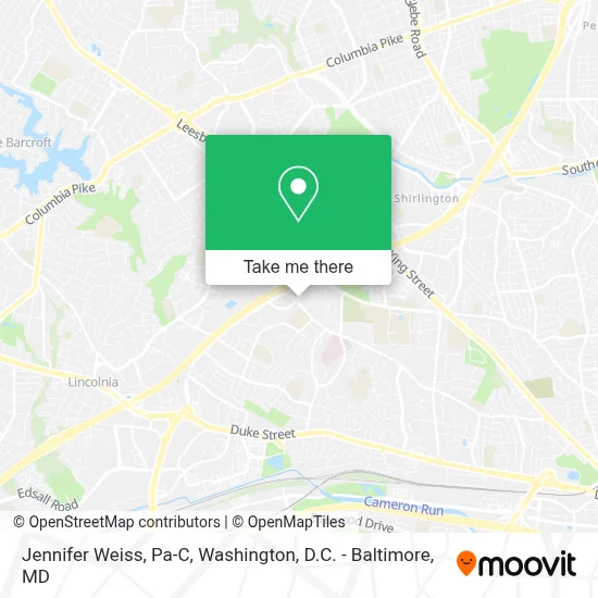 Jennifer Weiss, Pa-C map